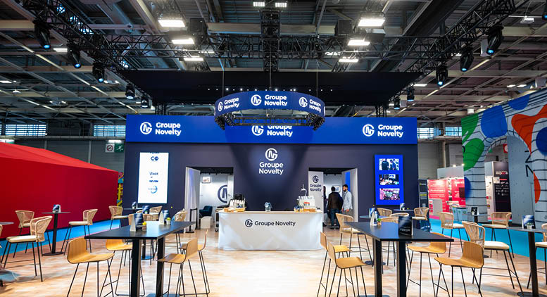 Alternative text - Stand du Groupe Novelty sur Heavent Paris 2024